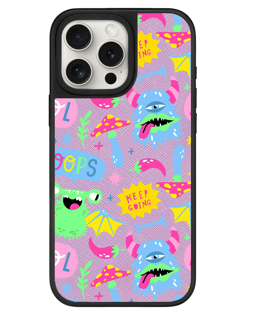 ที่จับหนังสำหรับ iPhone - Monster Say Keep Going