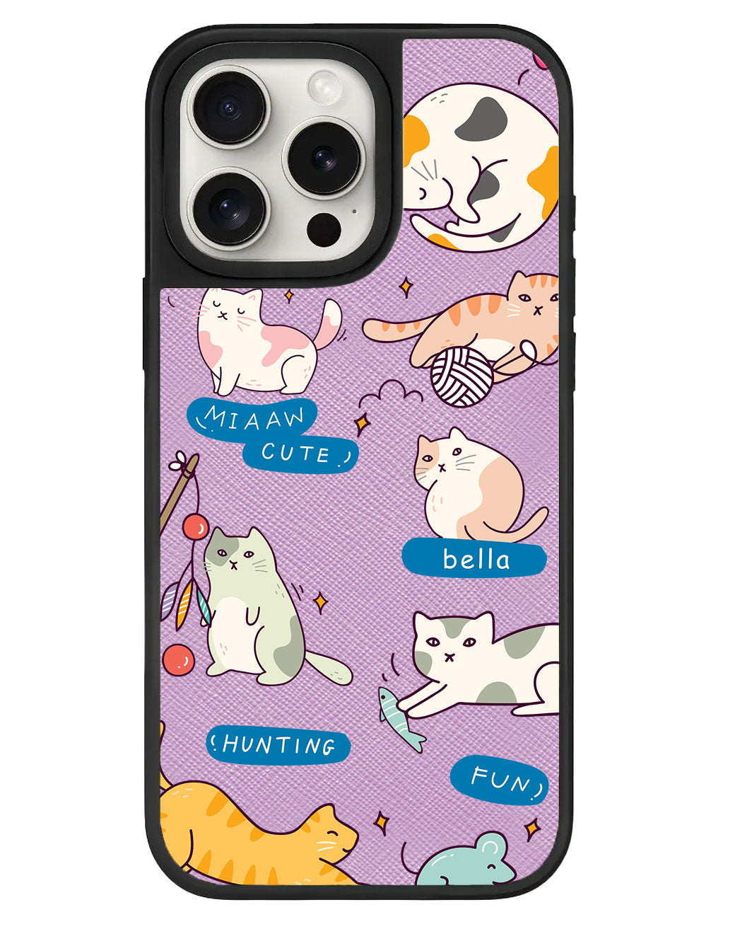 เคสหนังสำหรับ iPhone - Playful Cat 2.0