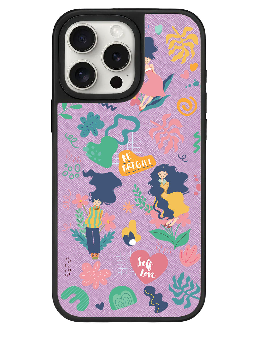 สติ๊กเกอร์ iPhone Leather Grip - Self Love Pack 2.0