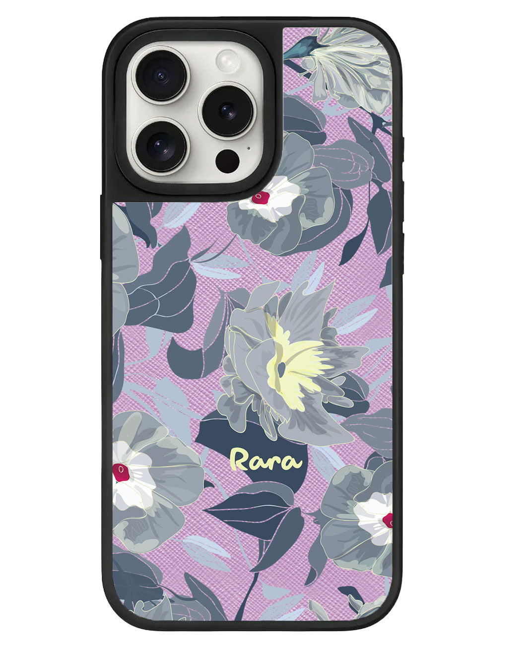 iPhone Leather Grip - เดือนกันยายน Morning Glory