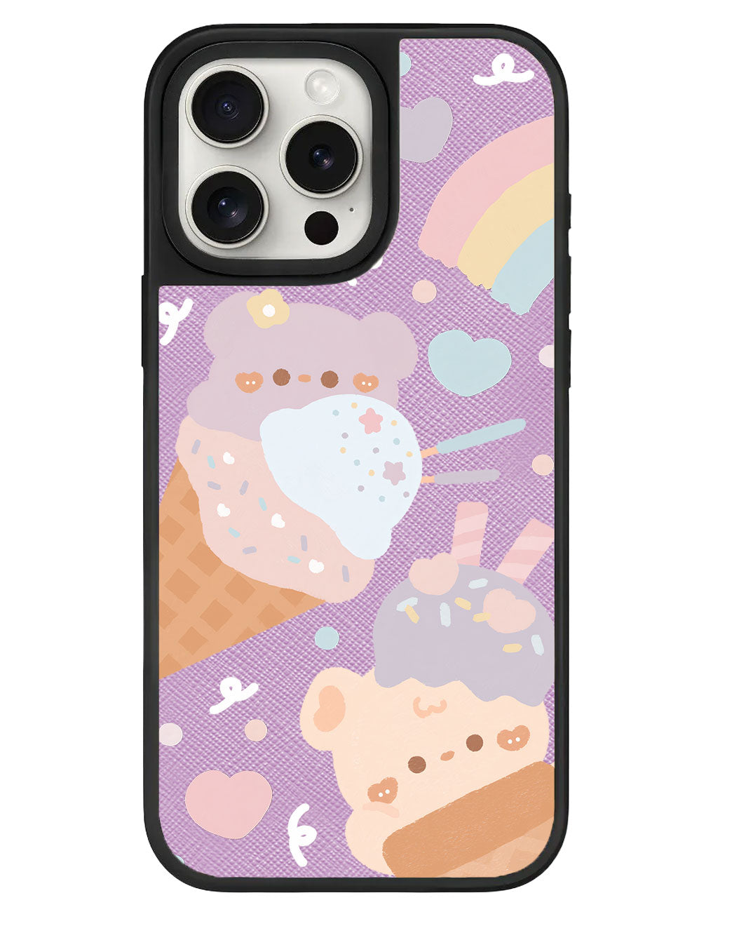 iPhone Leather Grip - ไอศกรีมสำหรับเท็ดดี้