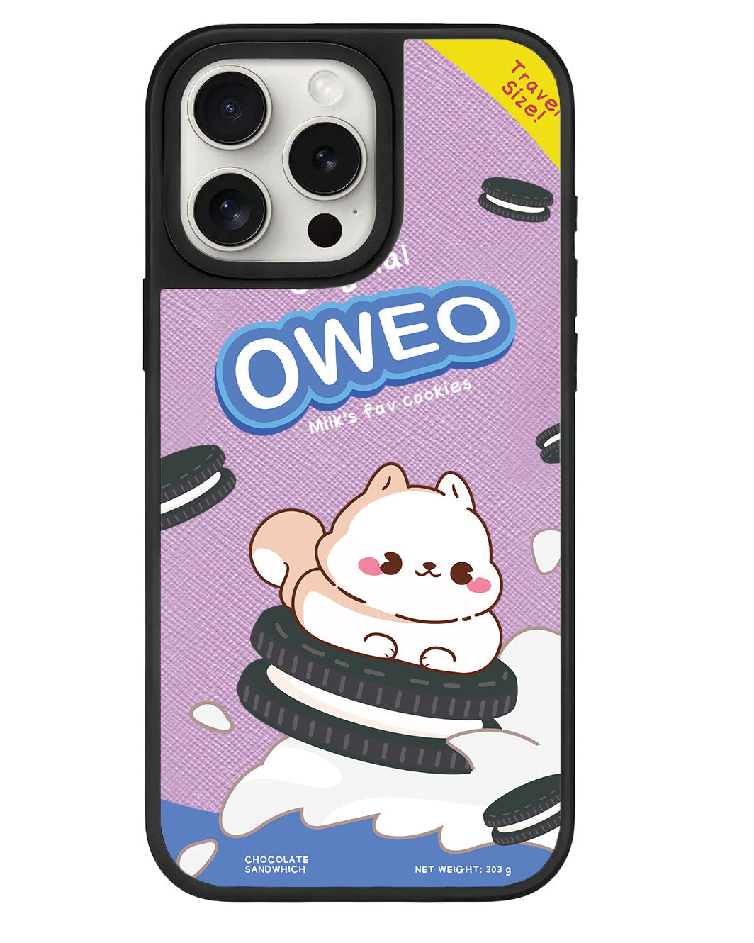 ที่จับหนังสำหรับ iPhone - Oweo Dog