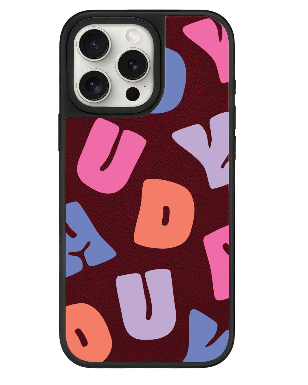 ที่จับหนังสำหรับ iPhone - Chubby Monogram