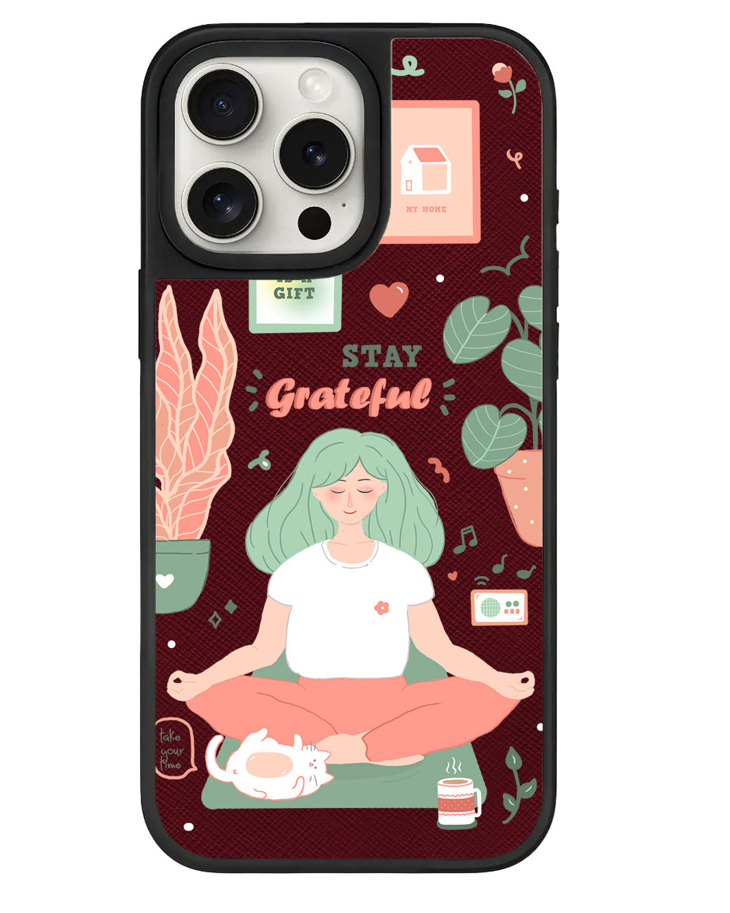 ที่จับหนังสำหรับ iPhone - Grateful