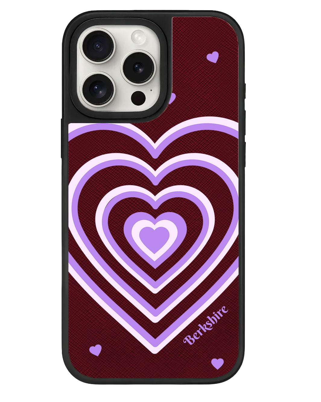 เคสหนังสำหรับ iPhone - ลาย Love Pattern 3.0