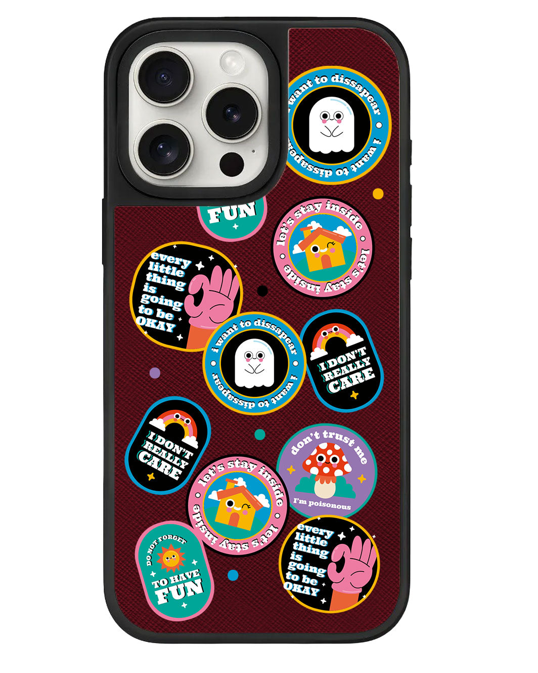 สติ๊กเกอร์ Monster Pack สำหรับ iPhone Leather Grip