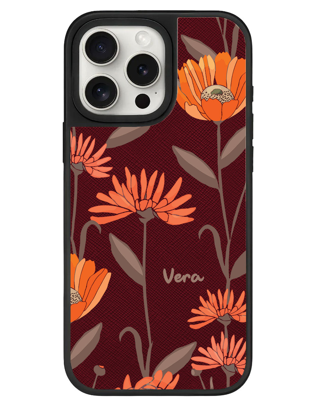 ปลอกหนังสำหรับ iPhone - November Marigold