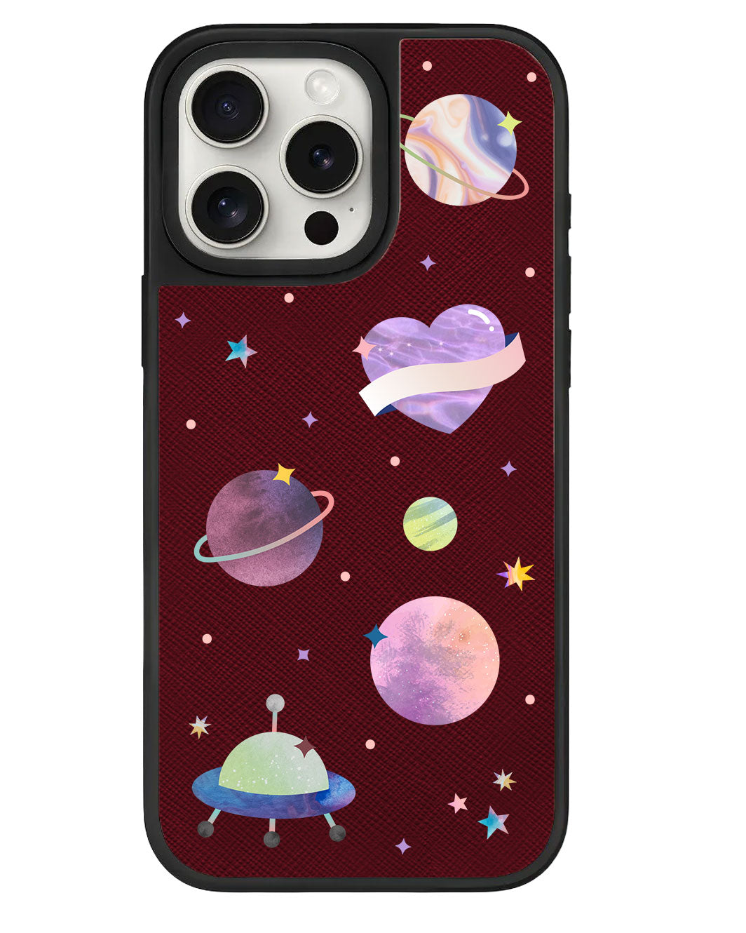 ที่จับหนังสำหรับ iPhone - Pink Planet