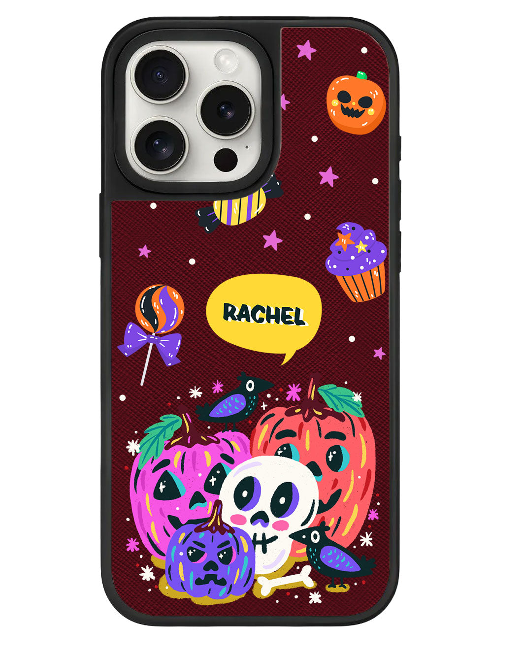 ที่จับหนังสำหรับ iPhone - Pumpkin Monster