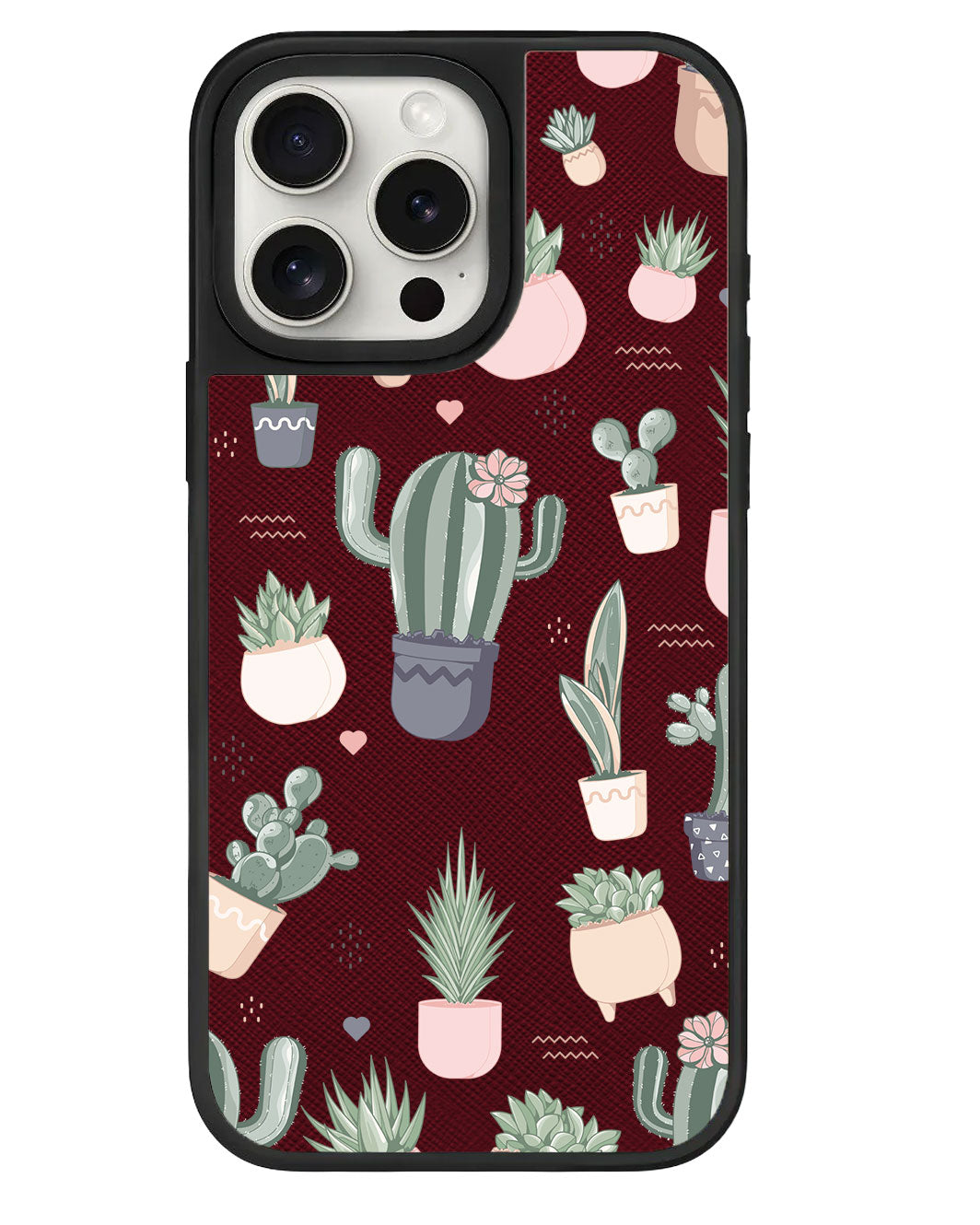 iPhone Leather Grip - Cactus 2.0