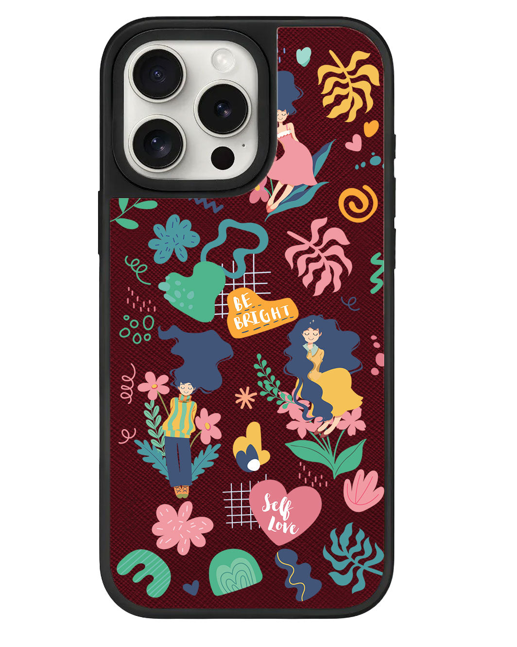 สติ๊กเกอร์ iPhone Leather Grip - Self Love Pack 2.0