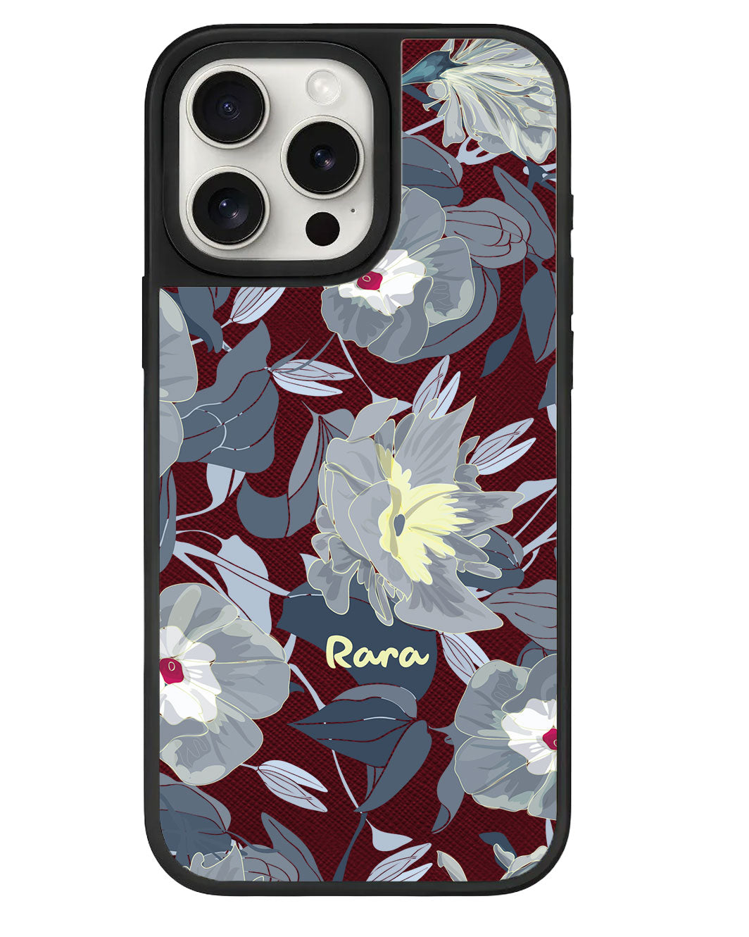 iPhone Leather Grip - เดือนกันยายน Morning Glory