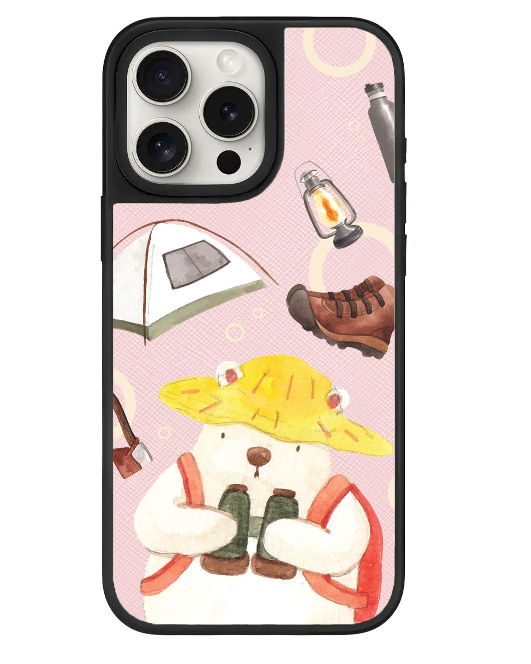 iPhone Leather Grip - การผจญภัยของหมี