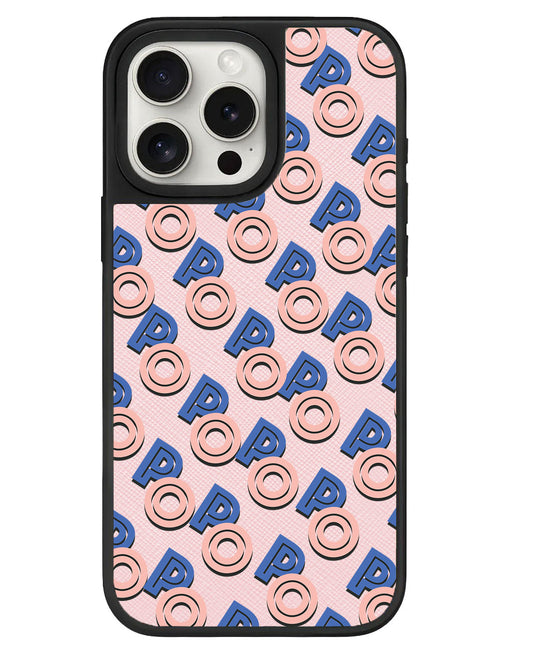 قبضة جلدية للآيفون - حرف أولي ١.٠