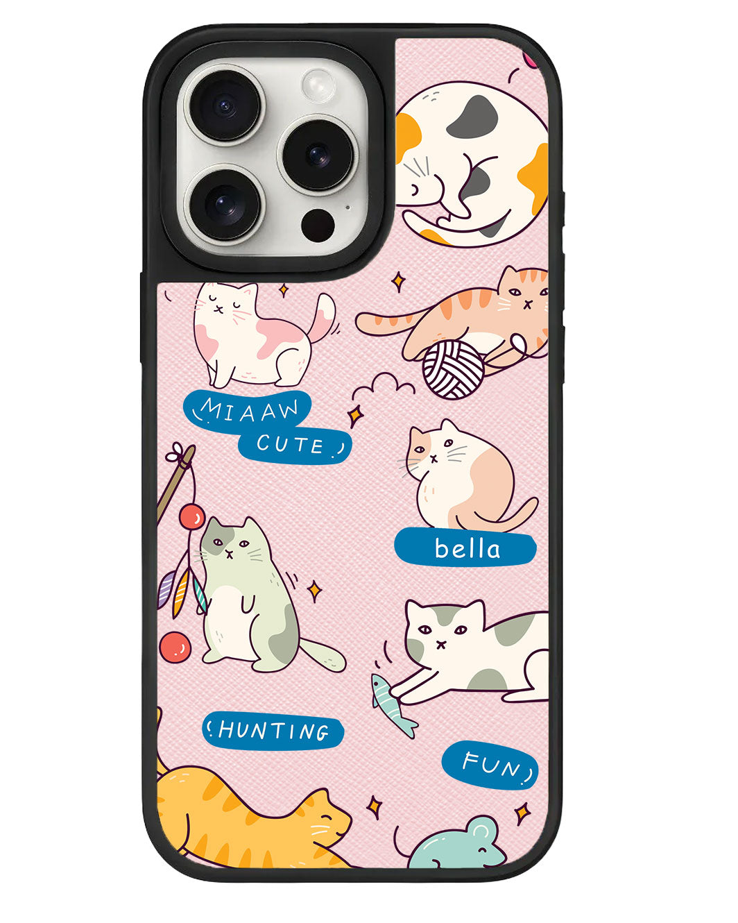 เคสหนังสำหรับ iPhone - Playful Cat 2.0