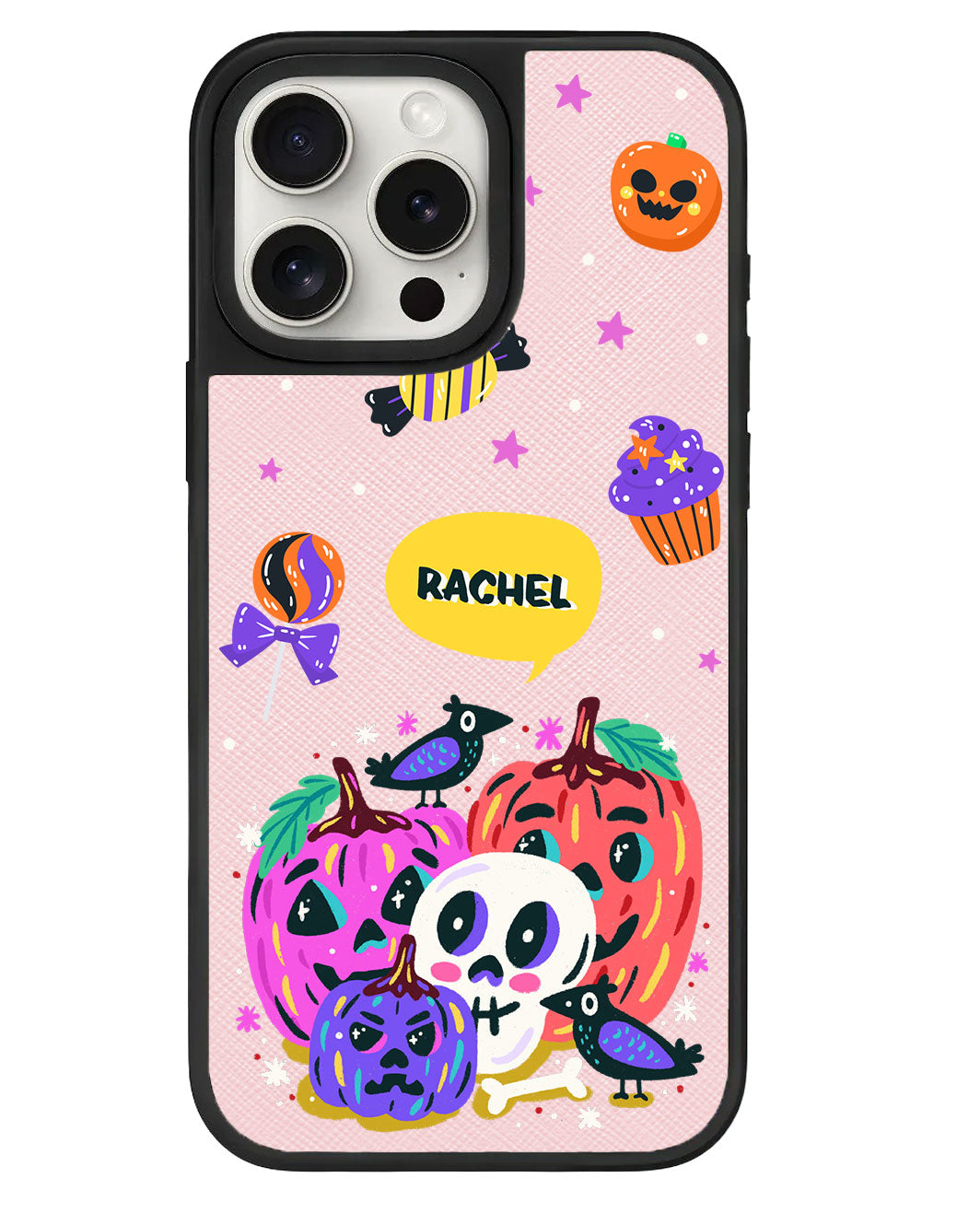 ที่จับหนังสำหรับ iPhone - Pumpkin Monster
