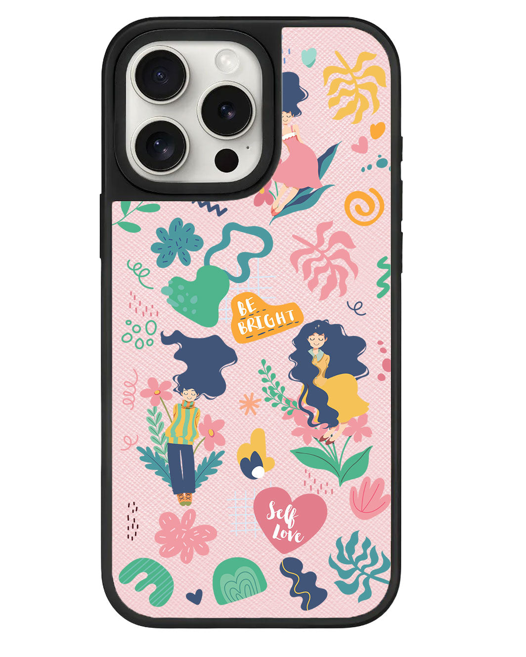 สติ๊กเกอร์ iPhone Leather Grip - Self Love Pack 2.0