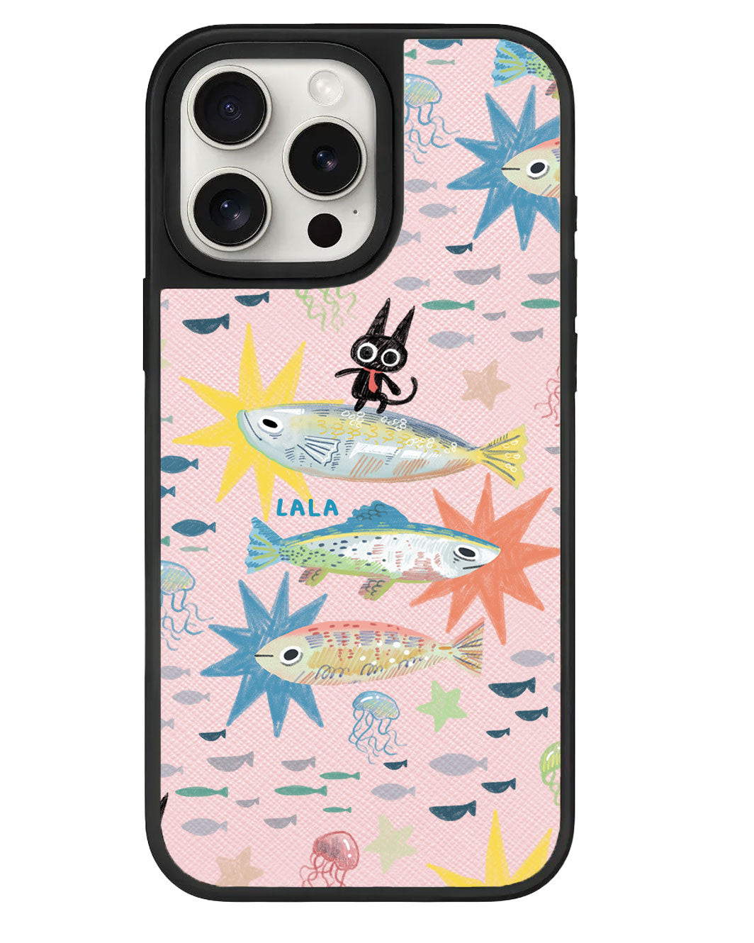 قبضة جلدية لهاتف iPhone - The Fish Surfer