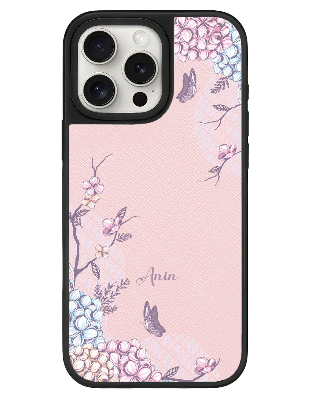 ที่จับหนังสำหรับ iPhone - ลายดอกไม้บาติก