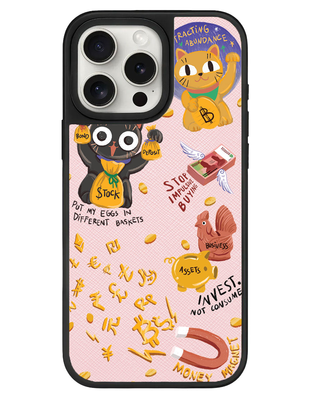 iPhone Leather Grip - ฉันคือ... แม่เหล็กดึงดูดเงิน!!!!