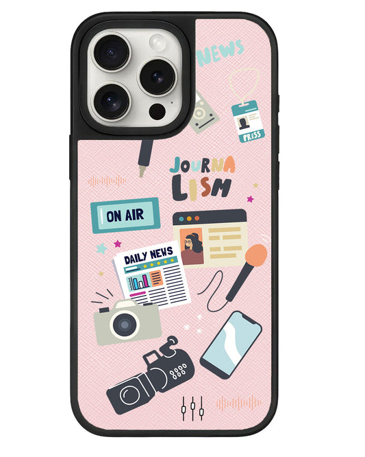 قبضة جلدية للآيفون - صحفي