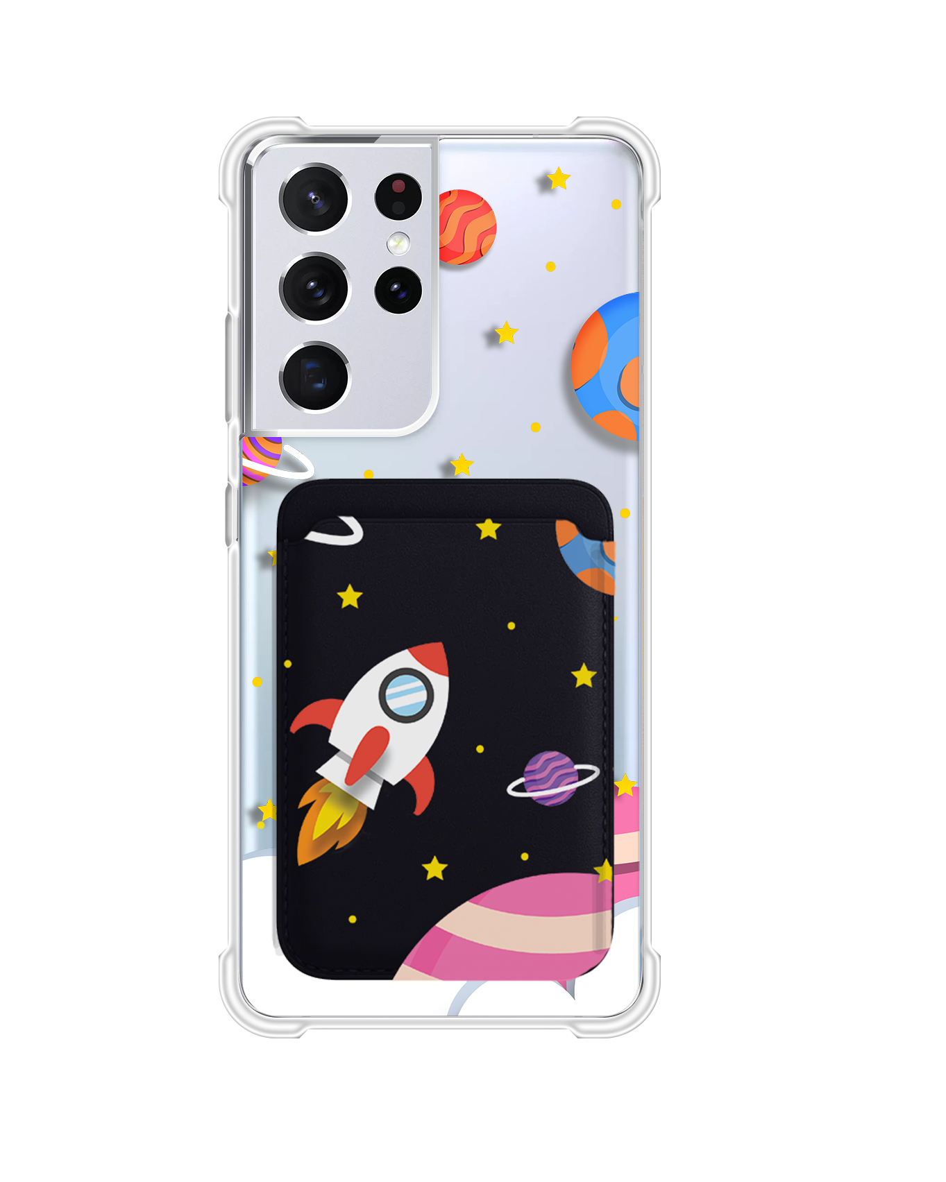 Android Magnetic Wallet Case - Neverland