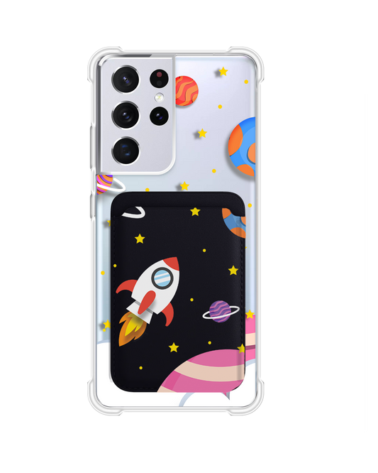 Android Magnetic Wallet Case - Neverland