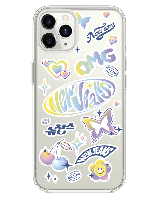 واقي خلفي هجين للآيفون - جينز جديد OMG 1.0