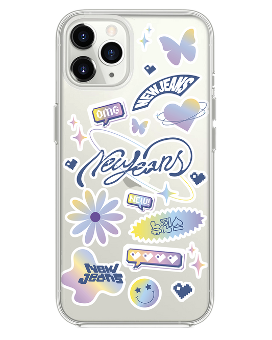 واقي خلفي هجين للآيفون - جينز جديد OMG 2.0