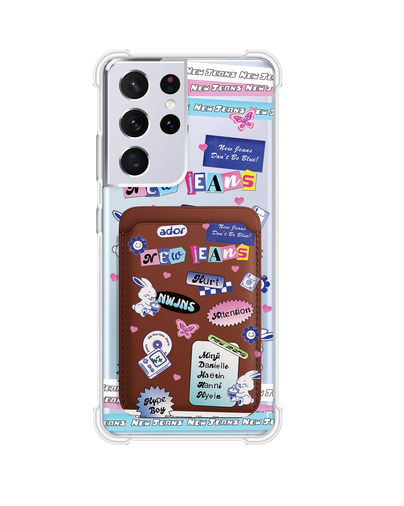 Android Magnetic Wallet Case - New Jeans