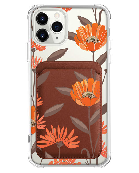 جراب محفظة مغناطيسي للآيفون - نوفمبر مارغولد