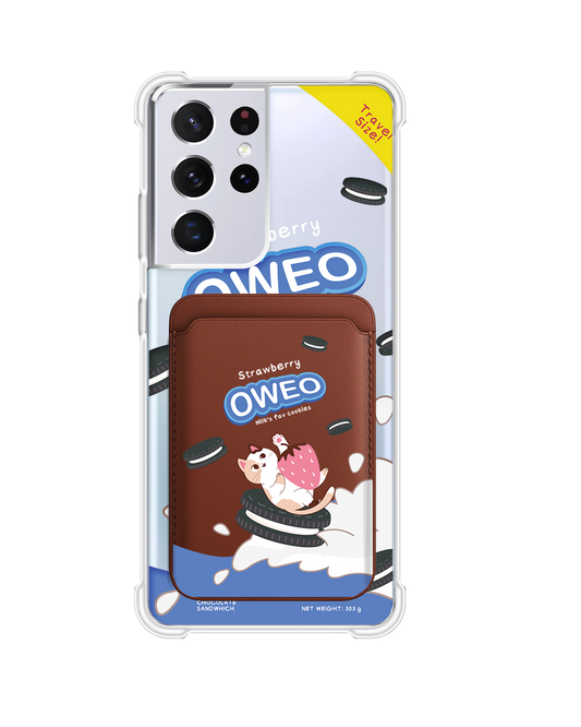เคสกระเป๋าสตางค์แม่เหล็กสำหรับ Android - Oweo Cat