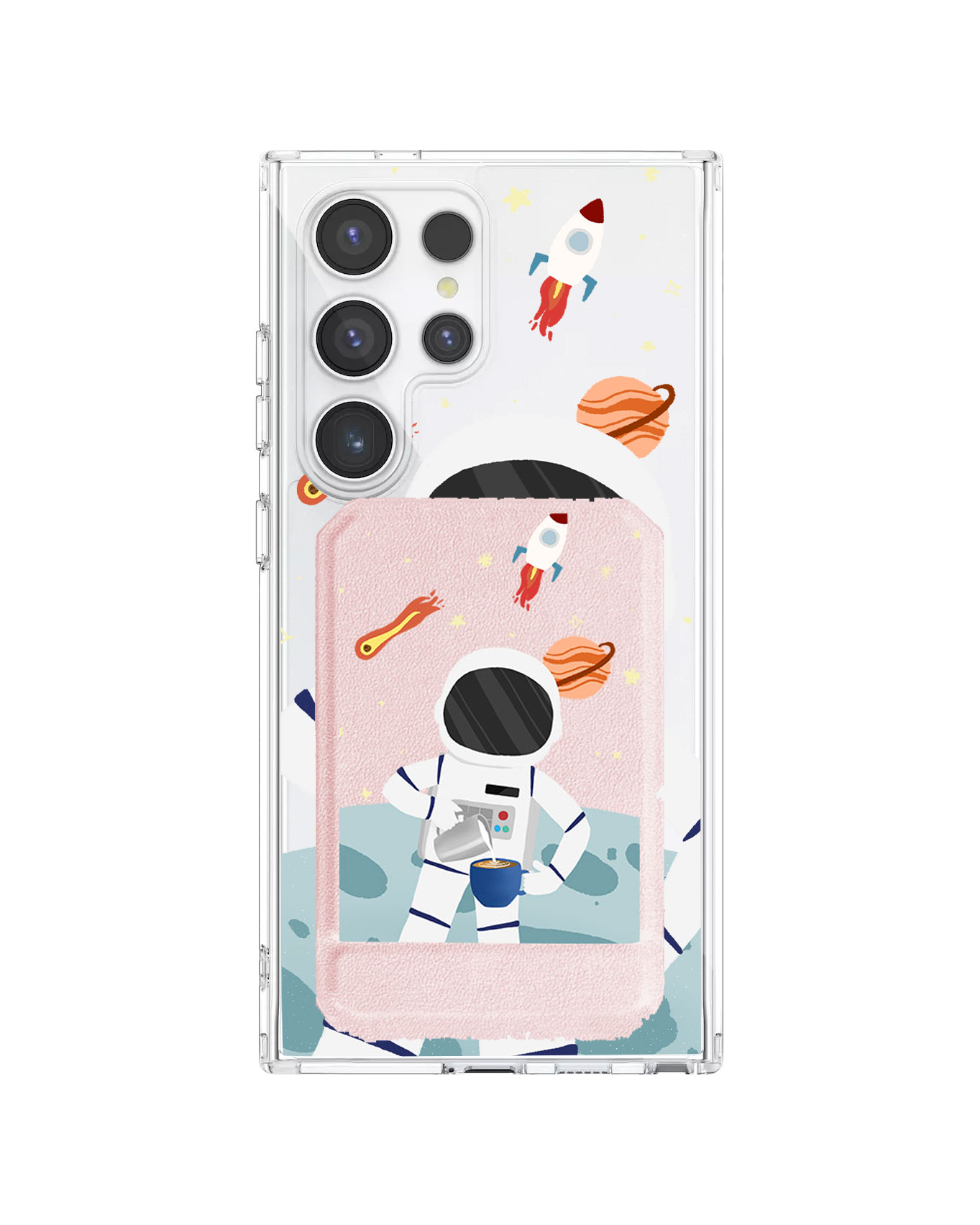Android Magnetic Multifold Wallet - Baristronaut