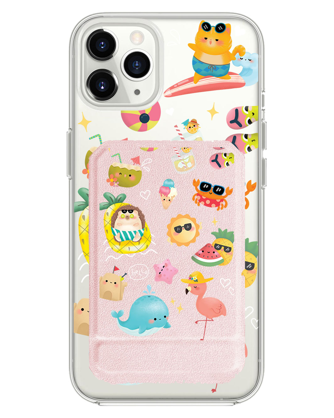 iPhone Magnetic Multifold Wallet - Summer