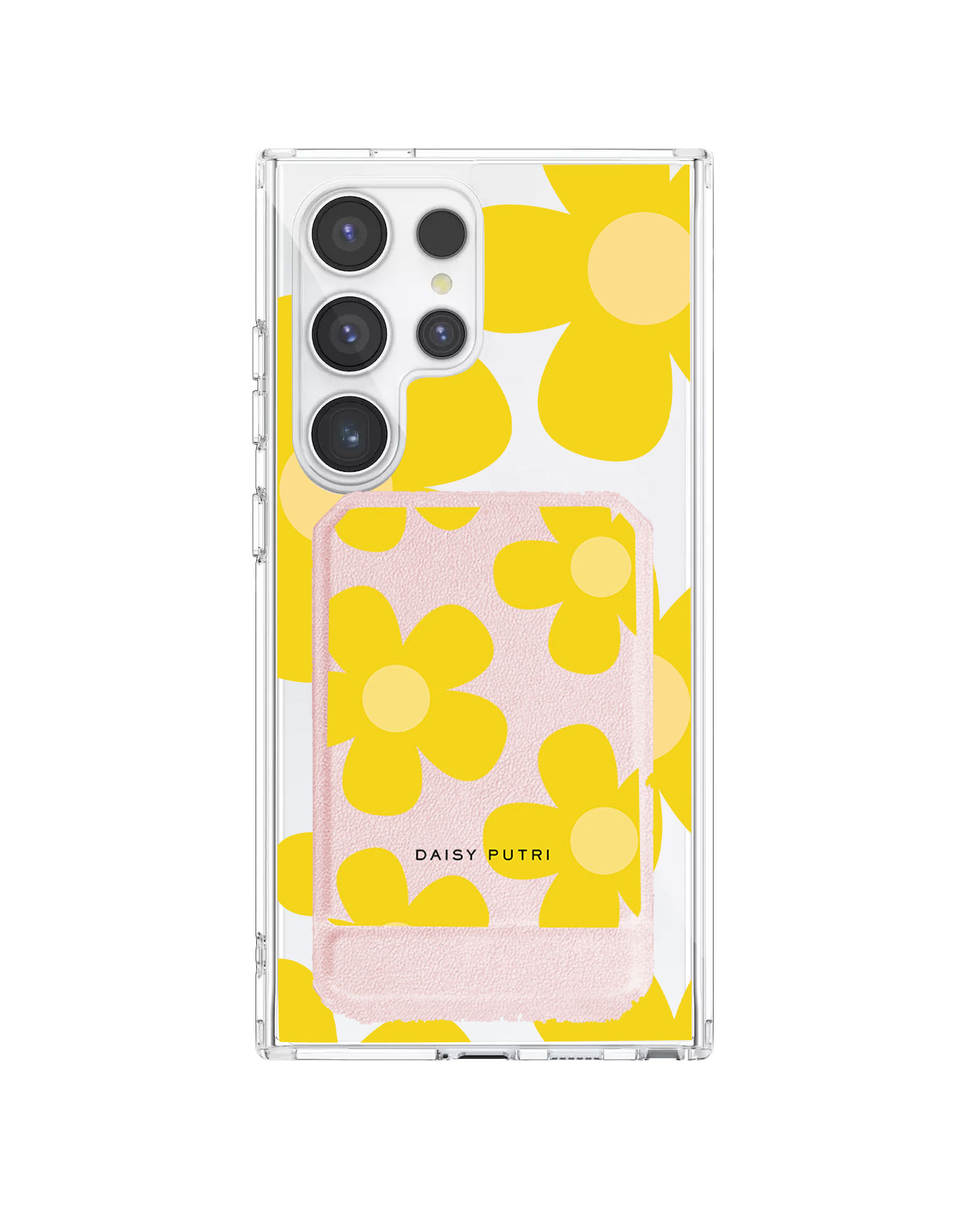Android Magnetic Multifold Wallet - Daisy Sunshine
