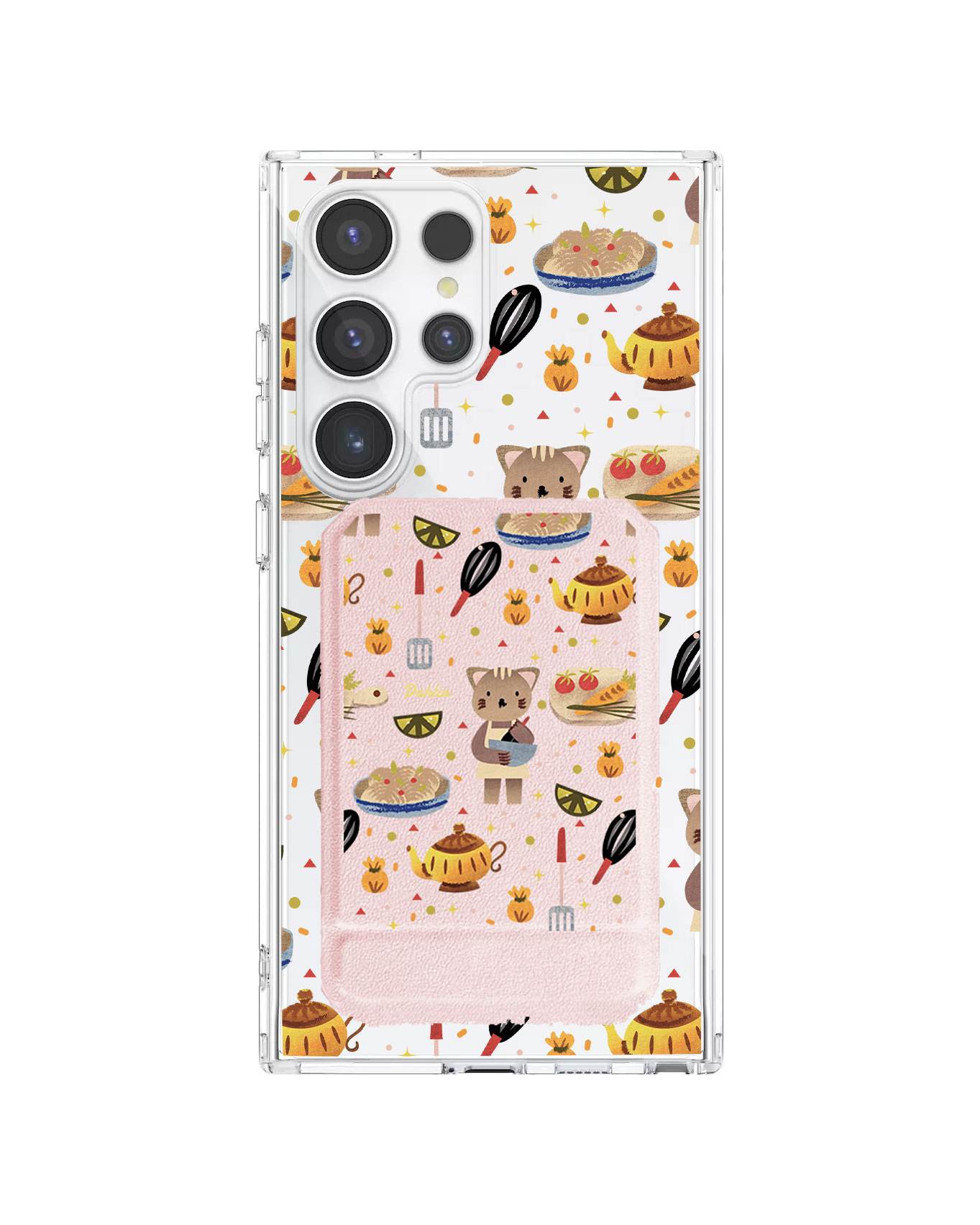 Android Magnetic Multifold Wallet - Cooking Cat