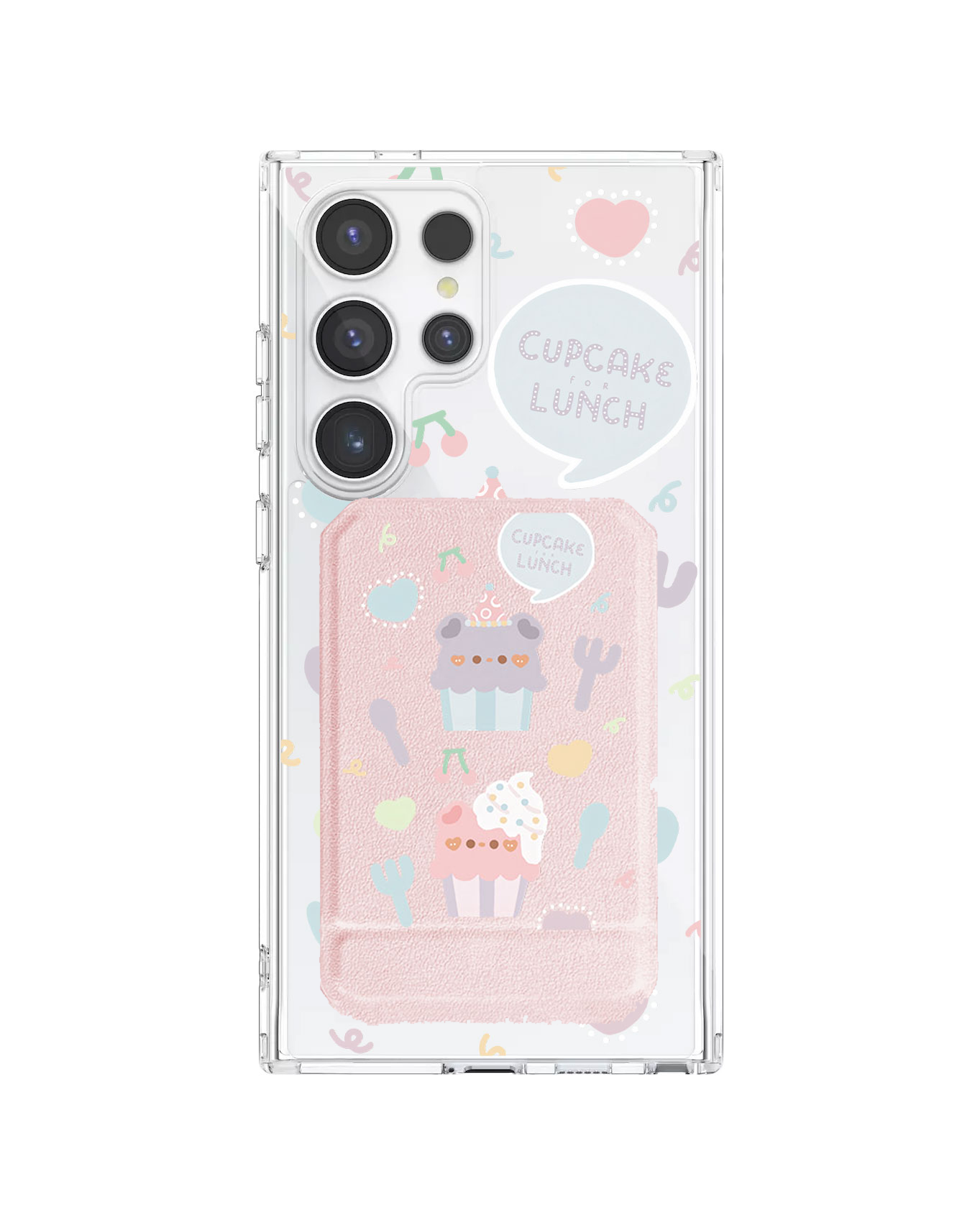 Android Magnetic Multifold Wallet - Cupcake