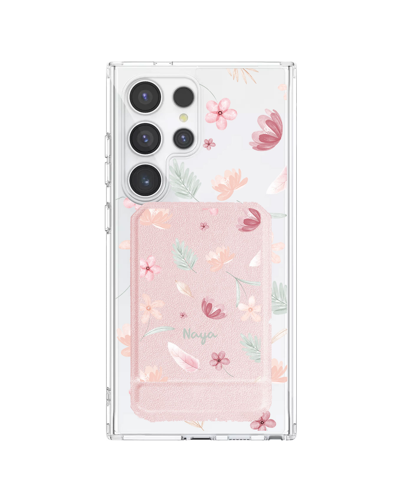 Android Magnetic Multifold Wallet - Wild Flower