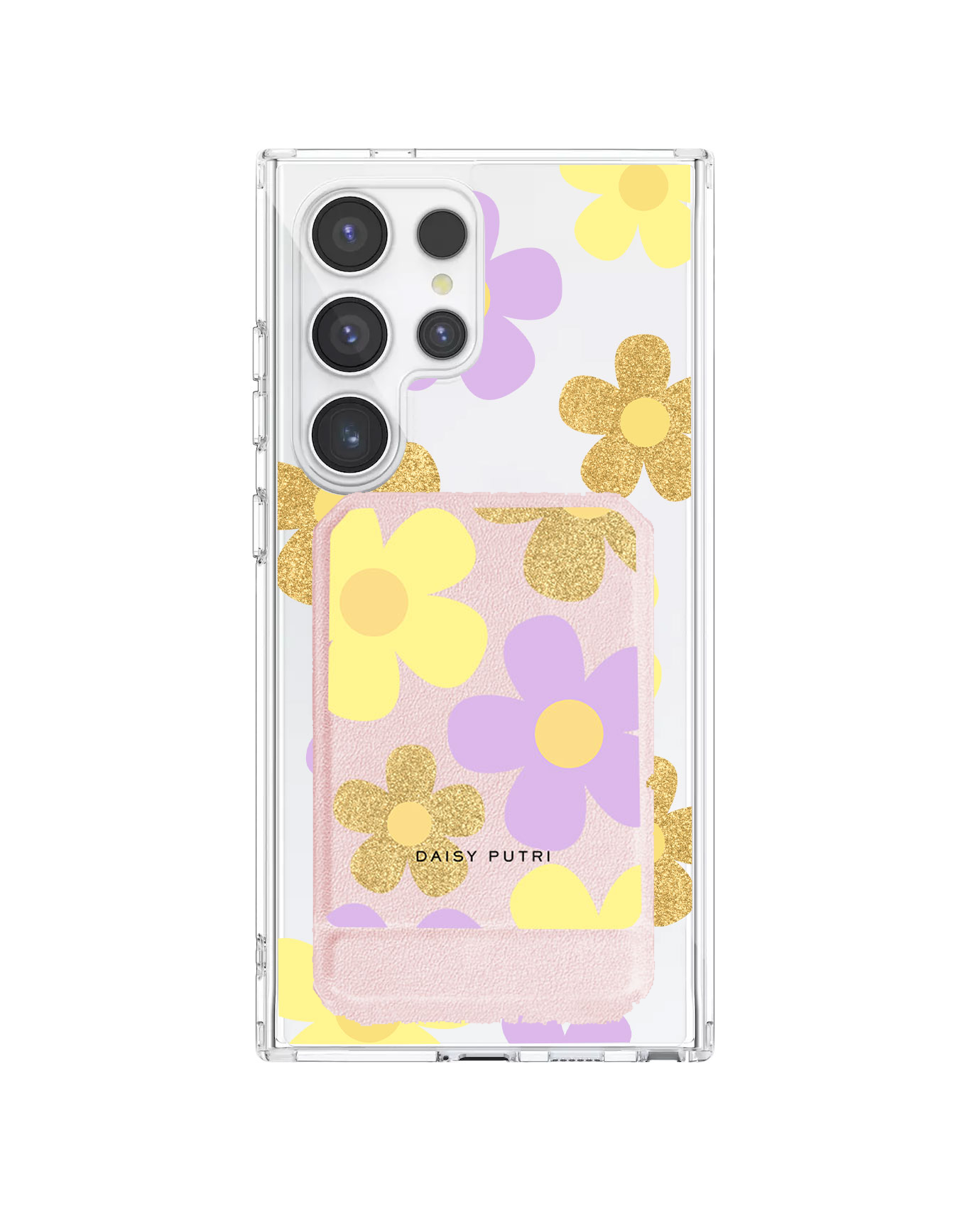 Android Magnetic Multifold Wallet - Daisy Twinkle