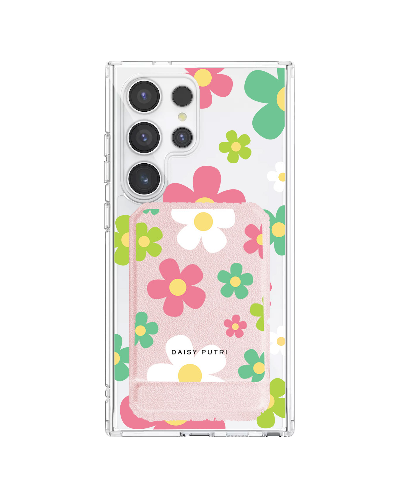 Android Magnetic Multifold Wallet - Daisy Wild