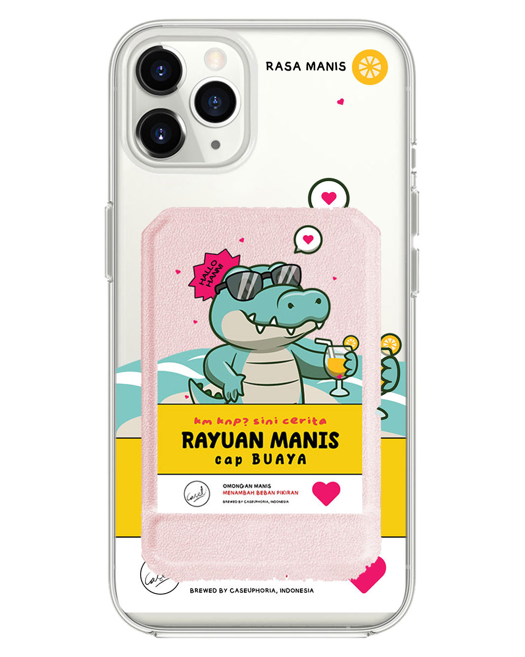 iPhone Magnetic Multifold Wallet - Cap Buaya