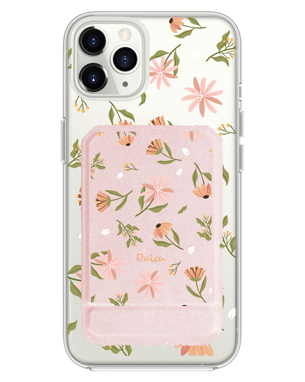 iPhone Magnetic Multifold Wallet - Cosmos Flower