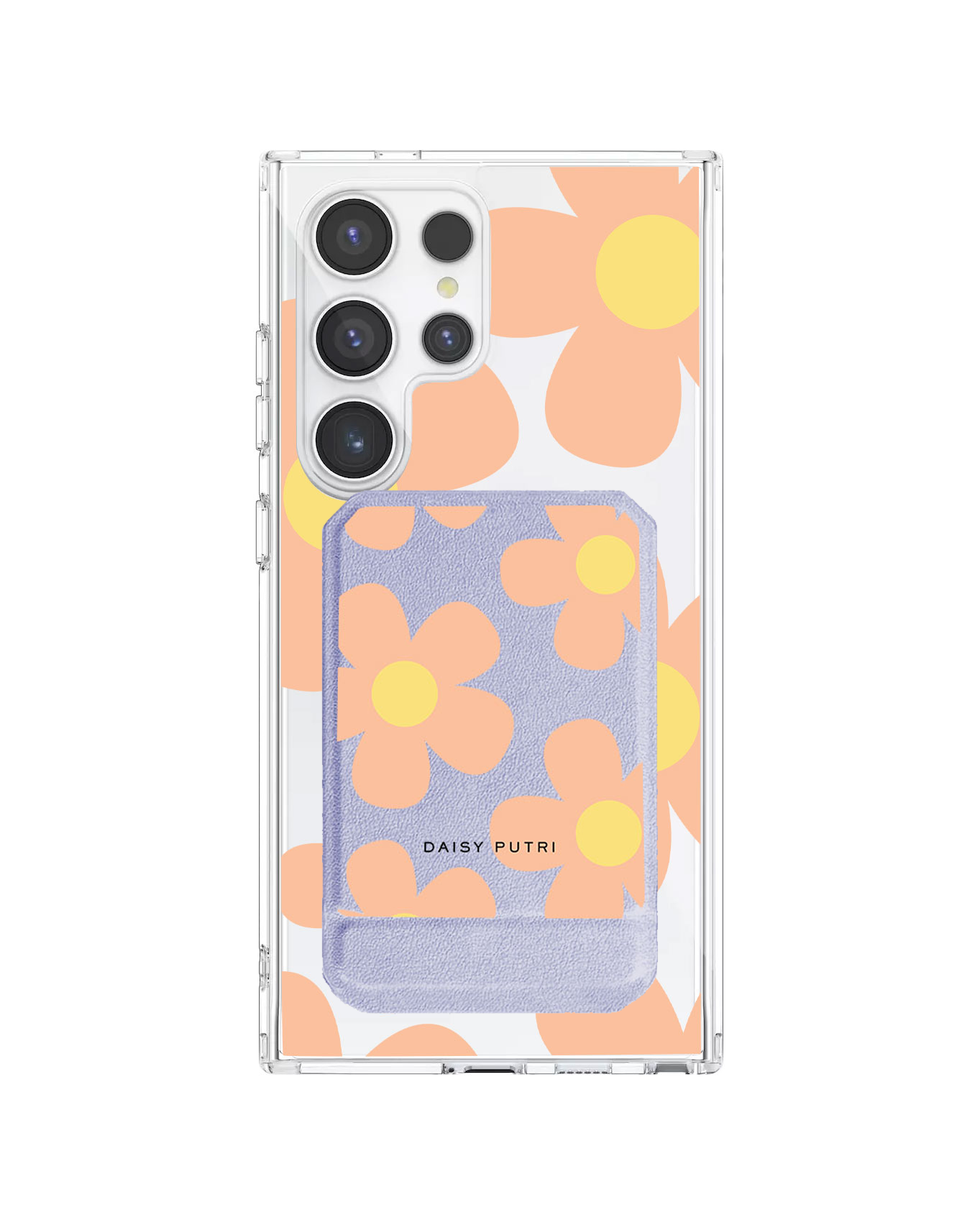 Android Magnetic Multifold Wallet - Daisy Love