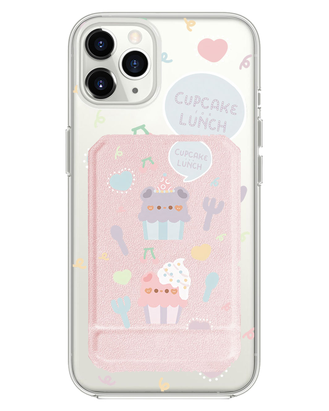 iPhone Magnetic Multifold Wallet - Cupcake
