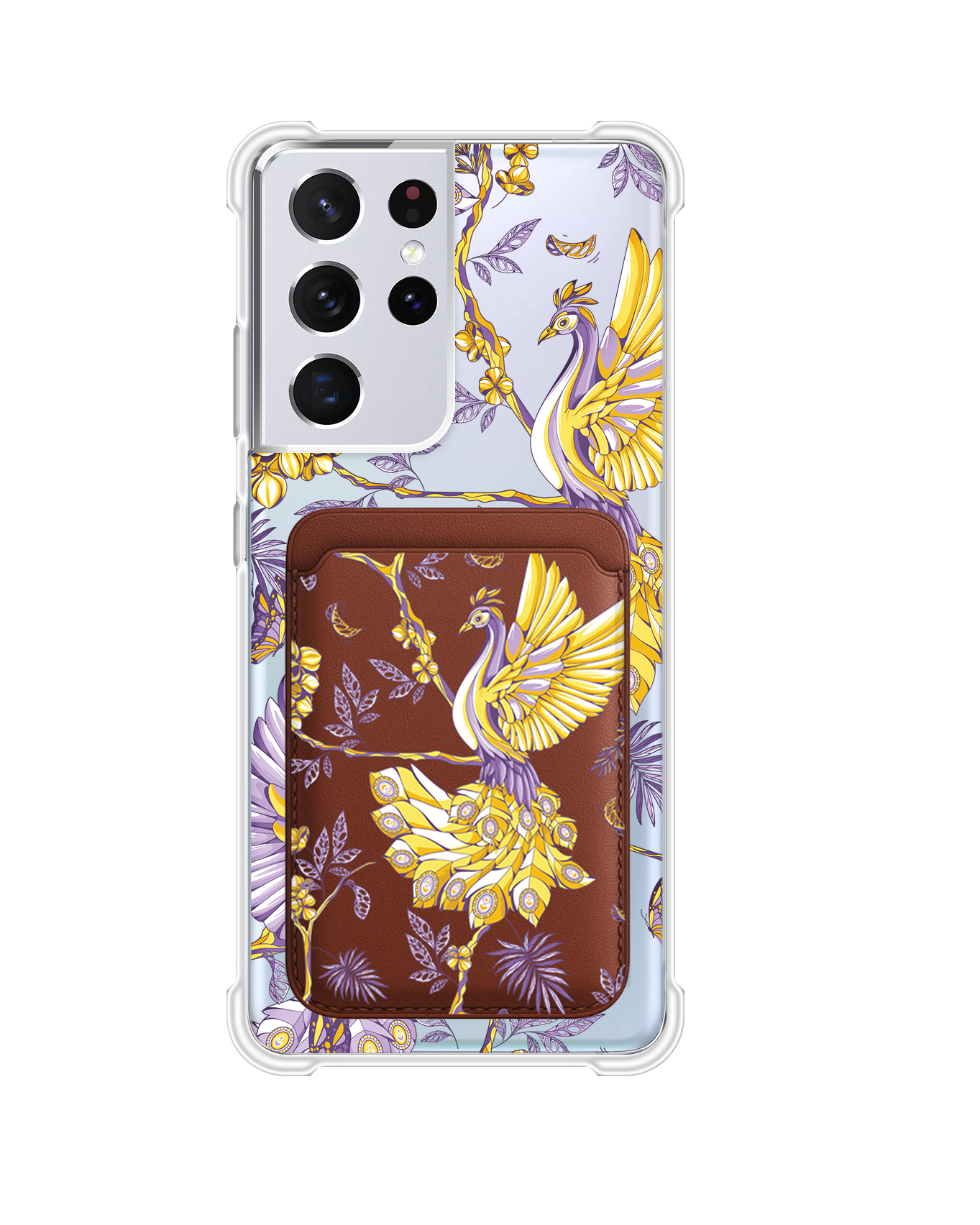 Android Magnetic Wallet Case - Peacock 3.0