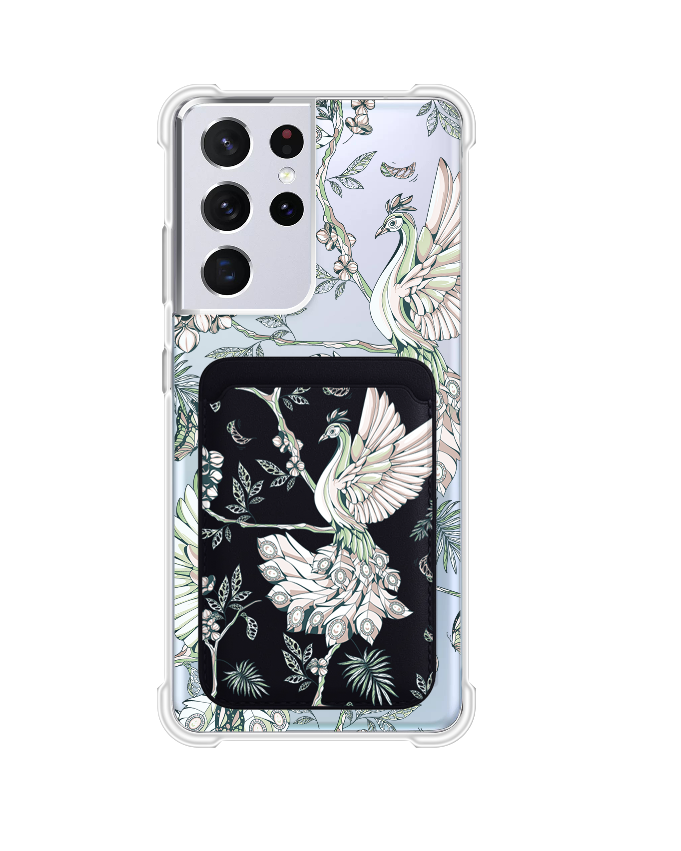 Android Magnetic Wallet Case - Peacock 4.0