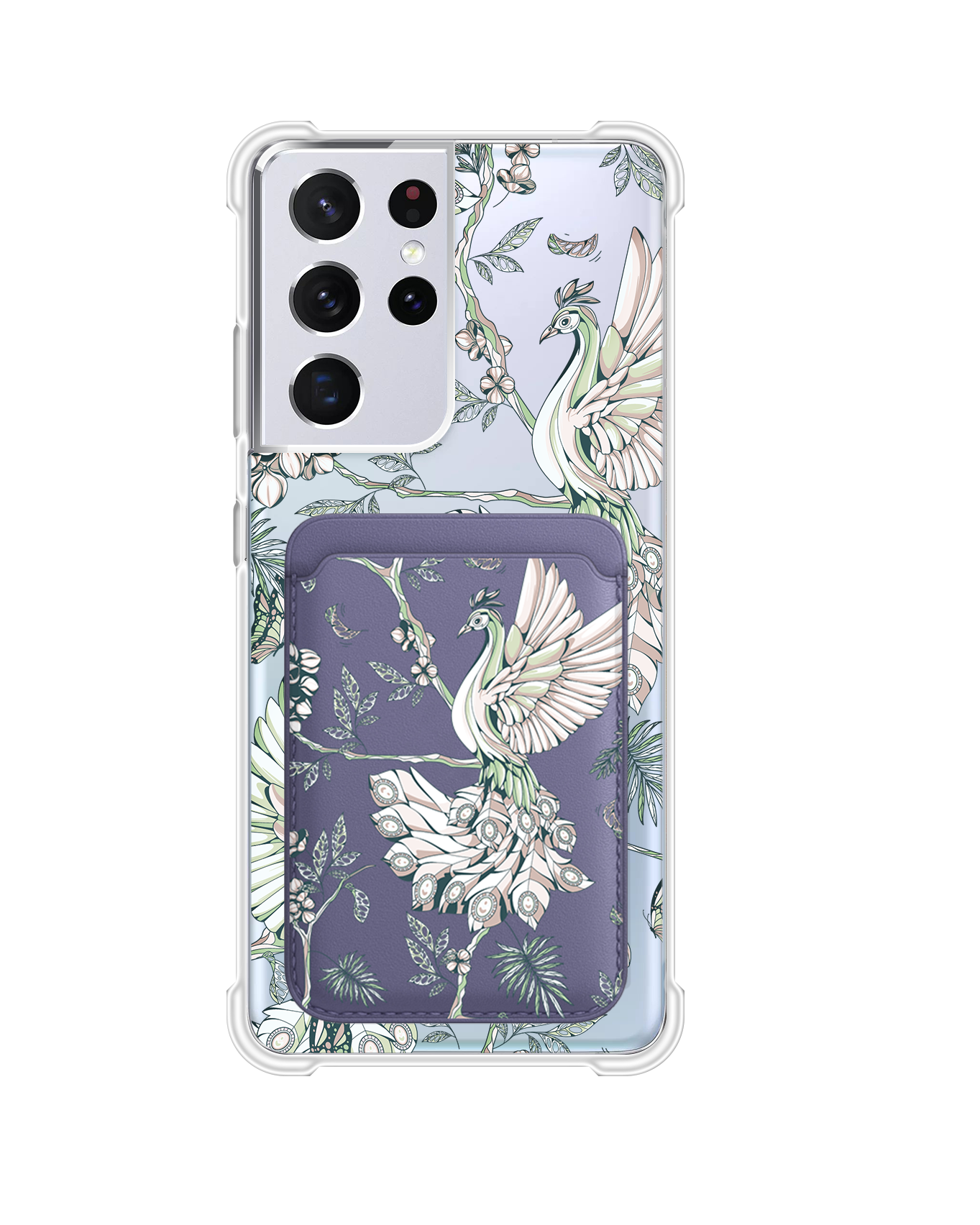 Android Magnetic Wallet Case - Peacock 4.0