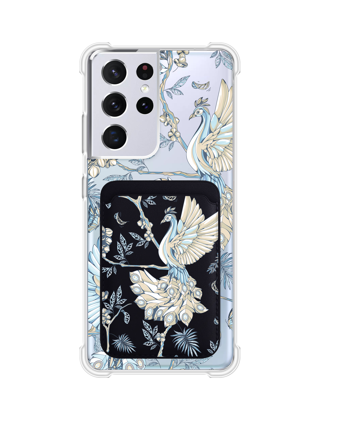 Android Magnetic Wallet Case - Peacock 5.0