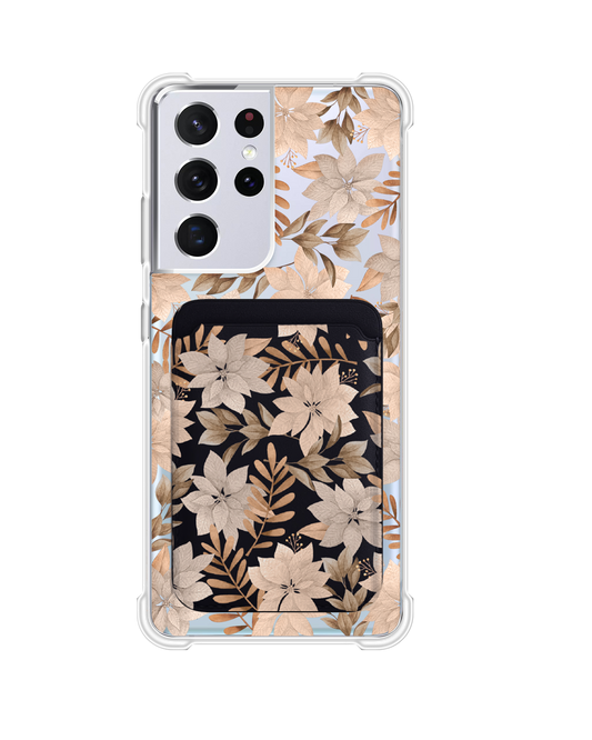 เคสกระเป๋าสตางค์แม่เหล็ก Android - Rustic Lily