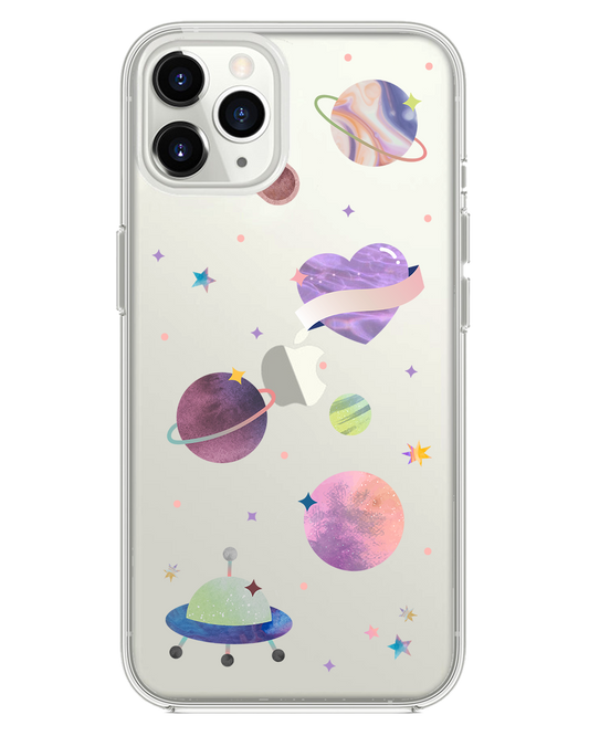 واقي خلفي هجين لهاتف iPhone - كوكب وردي